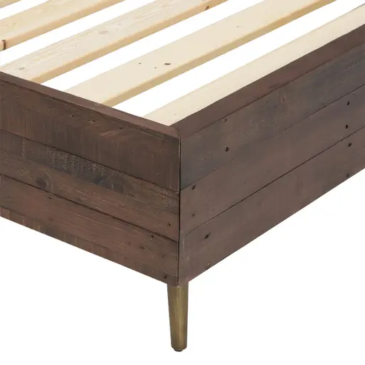 King bed platform wood discount