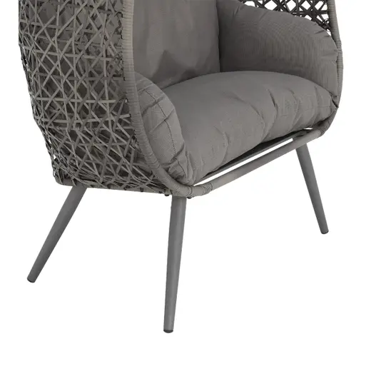 Naples standing deals rattan double chair