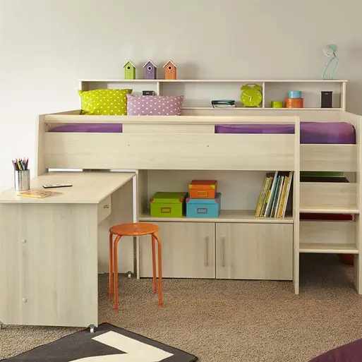 Mid sleeper with 2025 pull out desk