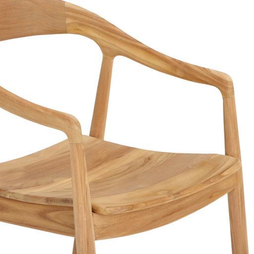 Teak wood store dining chairs