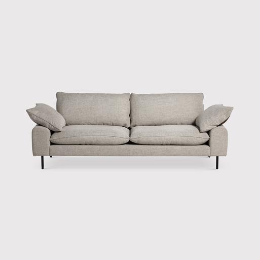 Titan Neutral Fabric 3 Seater Sofa Barker Stonehouse