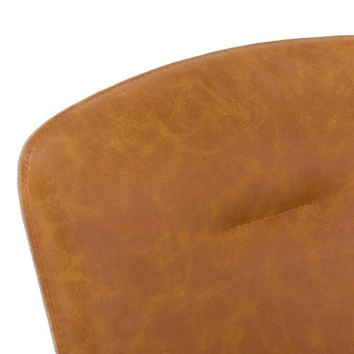 Tanner Brown Faux Leather Dining Chair Barker Stonehouse
