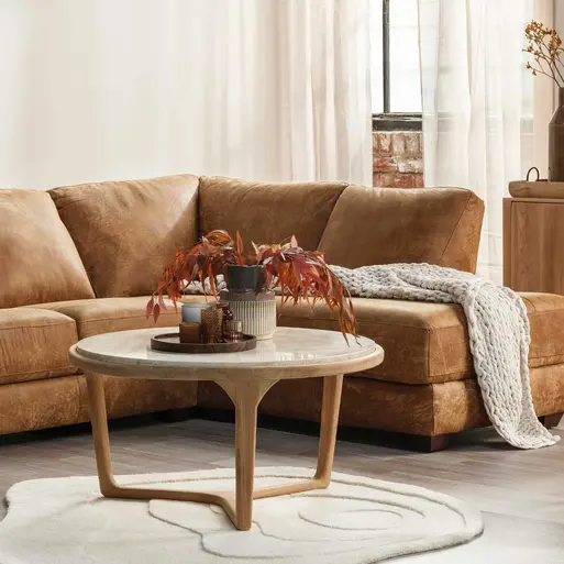Modern brown coffee deals table