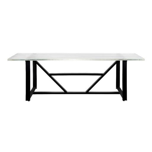 Timothy Oulton Iceberg Reversible Glass Textured and Smooth 248cm
