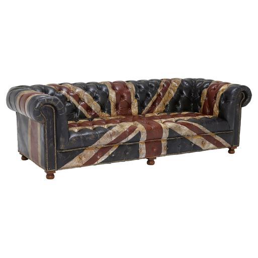 Union jack best sale chesterfield chair