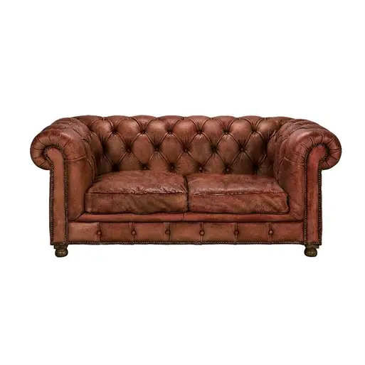 Double sided chesterfield hot sale sofa
