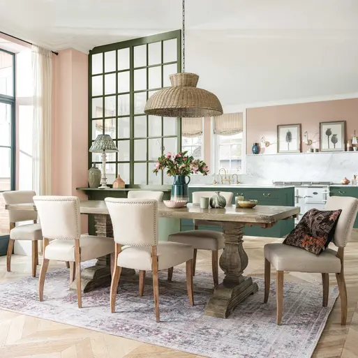 Bluestone round dining shop table