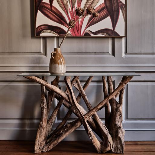 Quirky console shop table