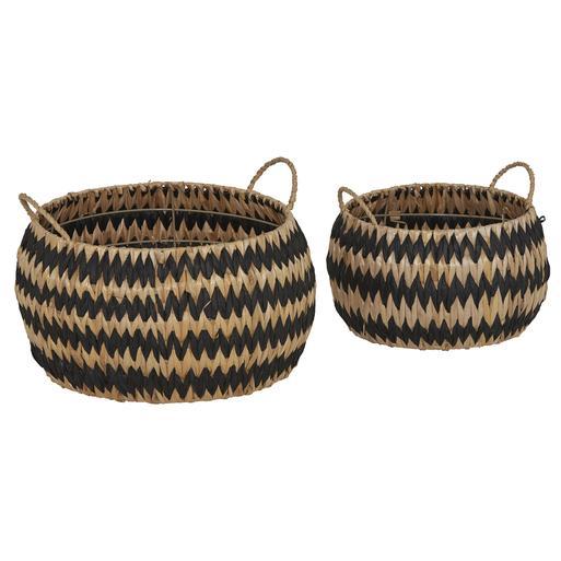Accessories Set of 2 ZigZag Baskets Barker Stonehouse