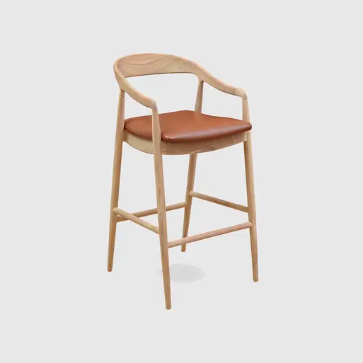 Counter stool leather seat discount