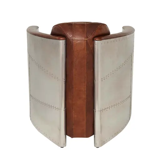 Timothy Oulton Aviator Tomcat Chair, Vintage Cigar and Spitfire