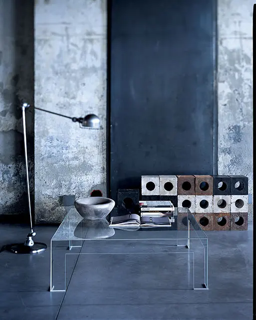Glas sales italia table