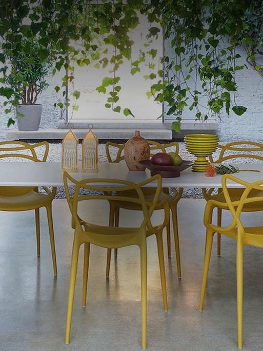 Kartell masters hotsell chair mustard